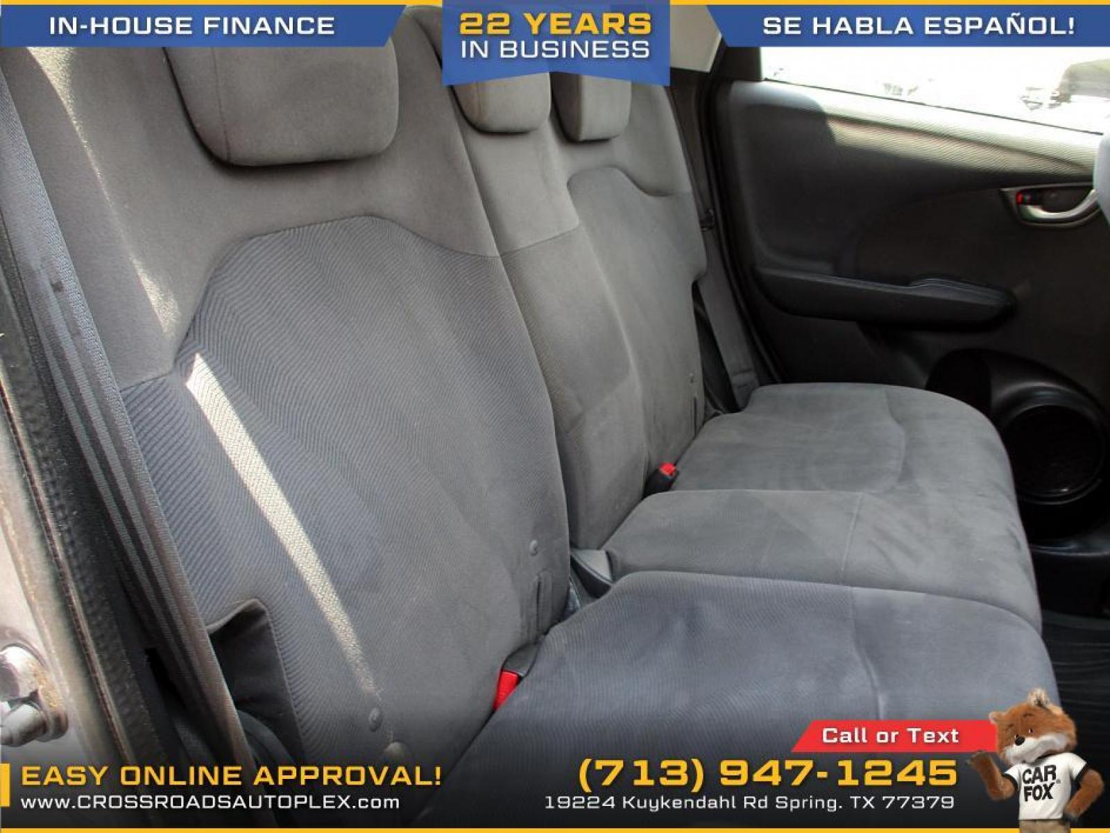 2010 SILVER HONDA FIT 5-Speed AT (JHMGE8H24AS) with an 1.5L L4 SOHC 16V engine, 5-SPEED AUTOMATIC transmission, located at 19224 Kuykendahl Rd, Spring, TX, 77379, (713) 947-1245, 30.049259, -95.491402 - used car loans/financing to South Houston TX, Pasadena TX, Galena Park TX, Jacinto City TX, Deer Park TX, Pearland TX, Cloverleaf TX, Friendswood TX, Houston TX, Channelview TX, Webster TX, West University Place TX, La Porte TX, League City TX, Bellaire TX & Seabrook TX. - Photo #9