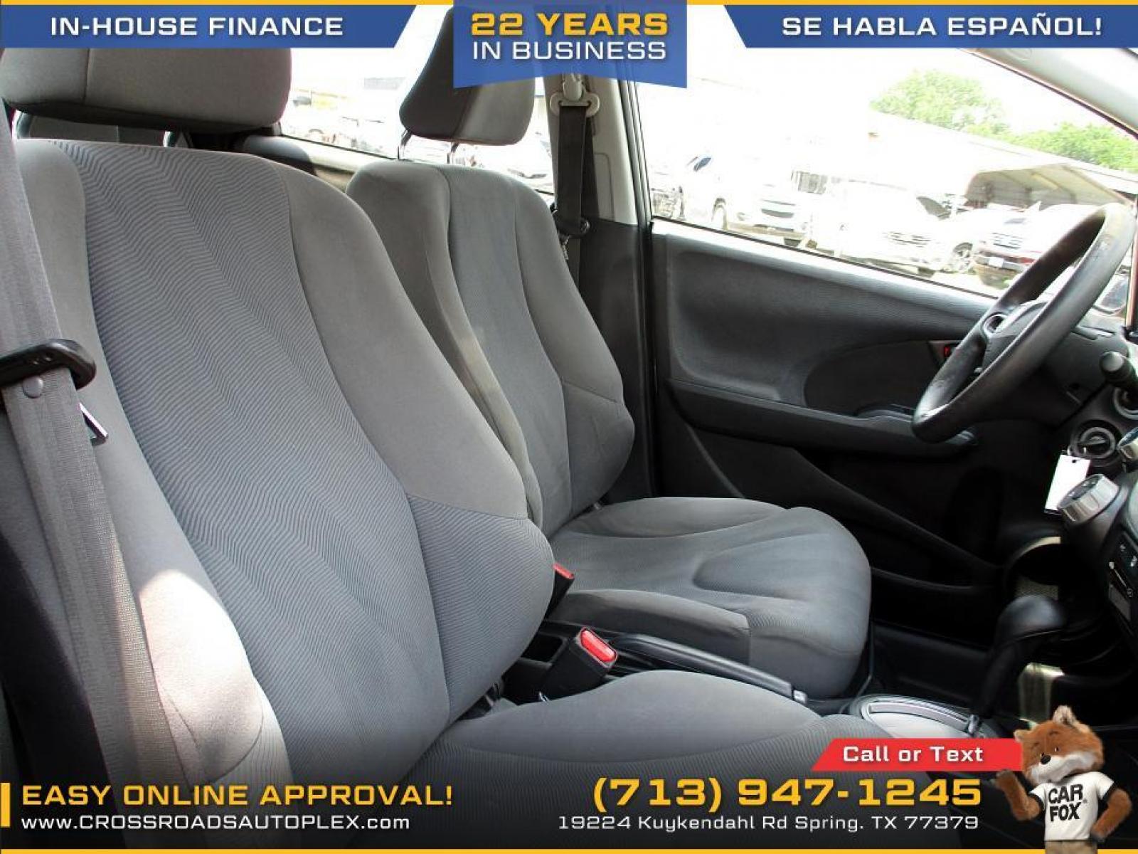 2010 SILVER HONDA FIT 5-Speed AT (JHMGE8H24AS) with an 1.5L L4 SOHC 16V engine, 5-SPEED AUTOMATIC transmission, located at 19224 Kuykendahl Rd, Spring, TX, 77379, (713) 947-1245, 30.049259, -95.491402 - used car loans/financing to South Houston TX, Pasadena TX, Galena Park TX, Jacinto City TX, Deer Park TX, Pearland TX, Cloverleaf TX, Friendswood TX, Houston TX, Channelview TX, Webster TX, West University Place TX, La Porte TX, League City TX, Bellaire TX & Seabrook TX. - Photo #11