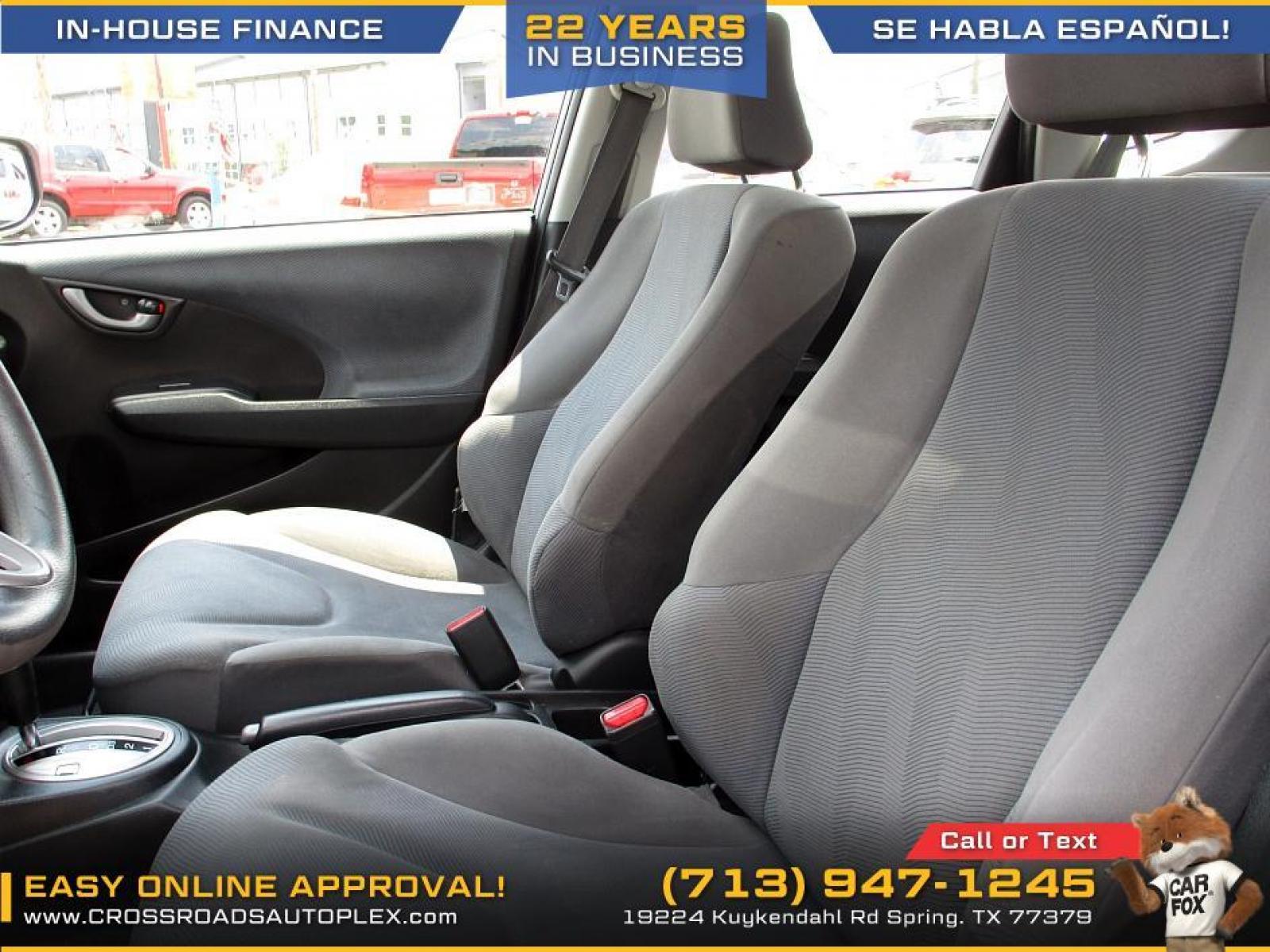 2010 SILVER HONDA FIT 5-Speed AT (JHMGE8H24AS) with an 1.5L L4 SOHC 16V engine, 5-SPEED AUTOMATIC transmission, located at 19224 Kuykendahl Rd, Spring, TX, 77379, (713) 947-1245, 30.049259, -95.491402 - used car loans/financing to South Houston TX, Pasadena TX, Galena Park TX, Jacinto City TX, Deer Park TX, Pearland TX, Cloverleaf TX, Friendswood TX, Houston TX, Channelview TX, Webster TX, West University Place TX, La Porte TX, League City TX, Bellaire TX & Seabrook TX. - Photo #12