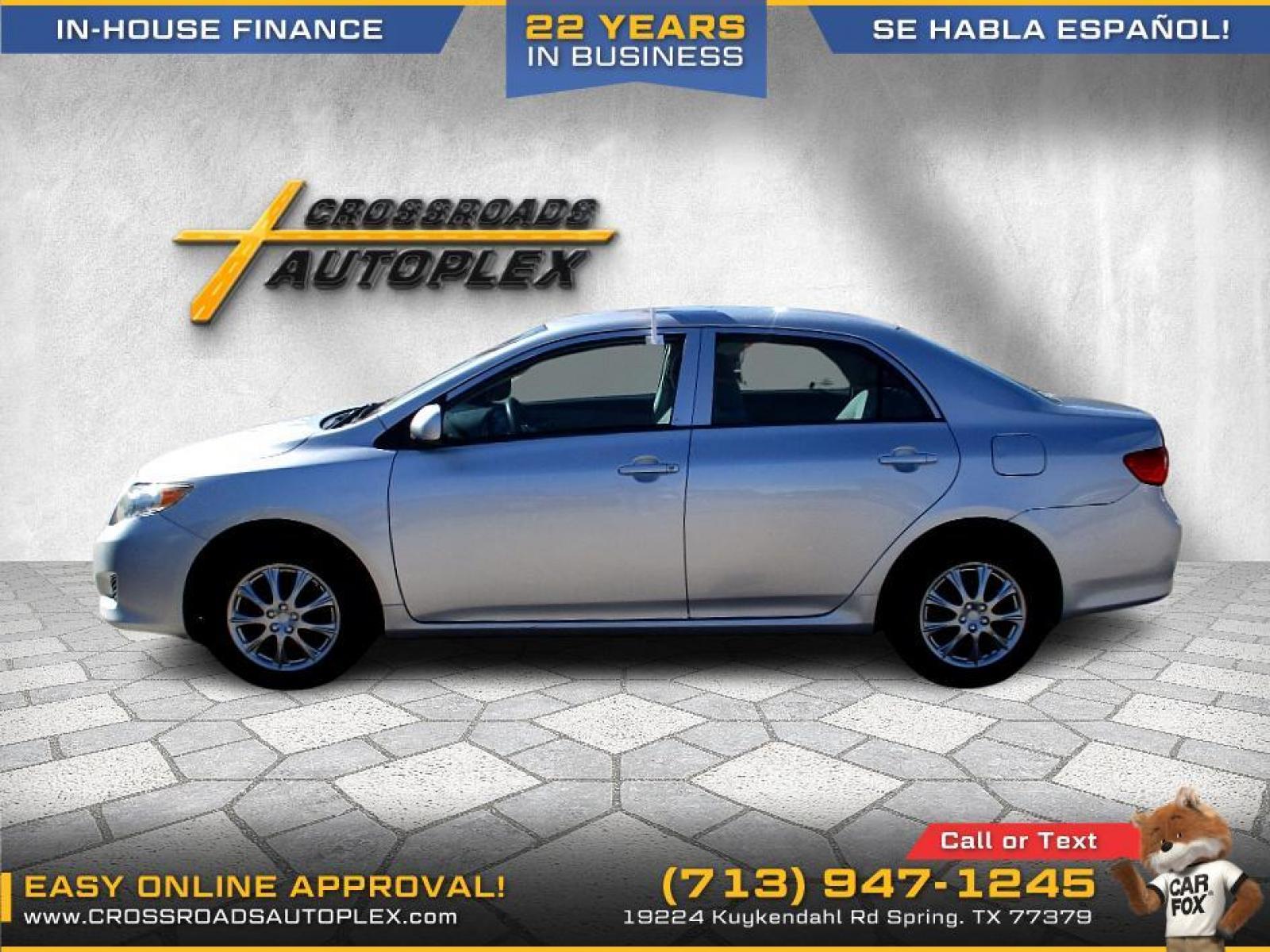2010 SILVER TOYOTA COROLLA LE 4-Speed AT (2T1BU4EE9AC) with an 1.8L L4 DOHC 16V engine, 4-SPEED AUTOMATIC transmission, located at 19224 Kuykendahl Rd, Spring, TX, 77379, (713) 947-1245, 30.049259, -95.491402 - LIKE NEW CONDITION! QUALIFIES FOR "IN-HOUSE"FINANCING!!! THIS UNIT IS A MUST SEE, VERY CLEAN INSIDE & OUT, AUTOMATIC, COLD A/C SERVICED AND MAINTAINED, CARPETS AND SEATS ARE FREE OF SOILS AND STAINS, A NON-SMOKER, ENGINE HAS BEEN SERVICE AND TRANSMISSION SHIFTS SMOOTH. WE HAVE ALL TYPES OF FINANCING - Photo #5
