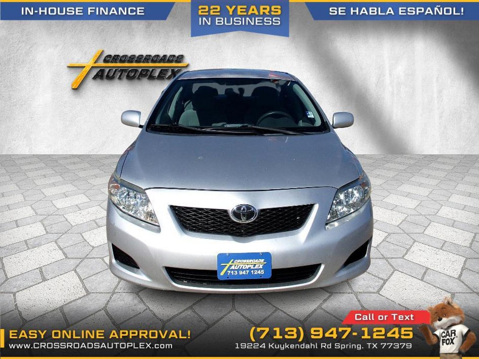2010 SILVER TOYOTA COROLLA LE 4-Speed AT (2T1BU4EE9AC) with an 1.8L L4 DOHC 16V engine, 4-SPEED AUTOMATIC transmission, located at 19224 Kuykendahl Rd, Spring, TX, 77379, (713) 947-1245, 30.049259, -95.491402 - LIKE NEW CONDITION! QUALIFIES FOR "IN-HOUSE"FINANCING!!! THIS UNIT IS A MUST SEE, VERY CLEAN INSIDE & OUT, AUTOMATIC, COLD A/C SERVICED AND MAINTAINED, CARPETS AND SEATS ARE FREE OF SOILS AND STAINS, A NON-SMOKER, ENGINE HAS BEEN SERVICE AND TRANSMISSION SHIFTS SMOOTH. WE HAVE ALL TYPES OF FINANCING - Photo #7