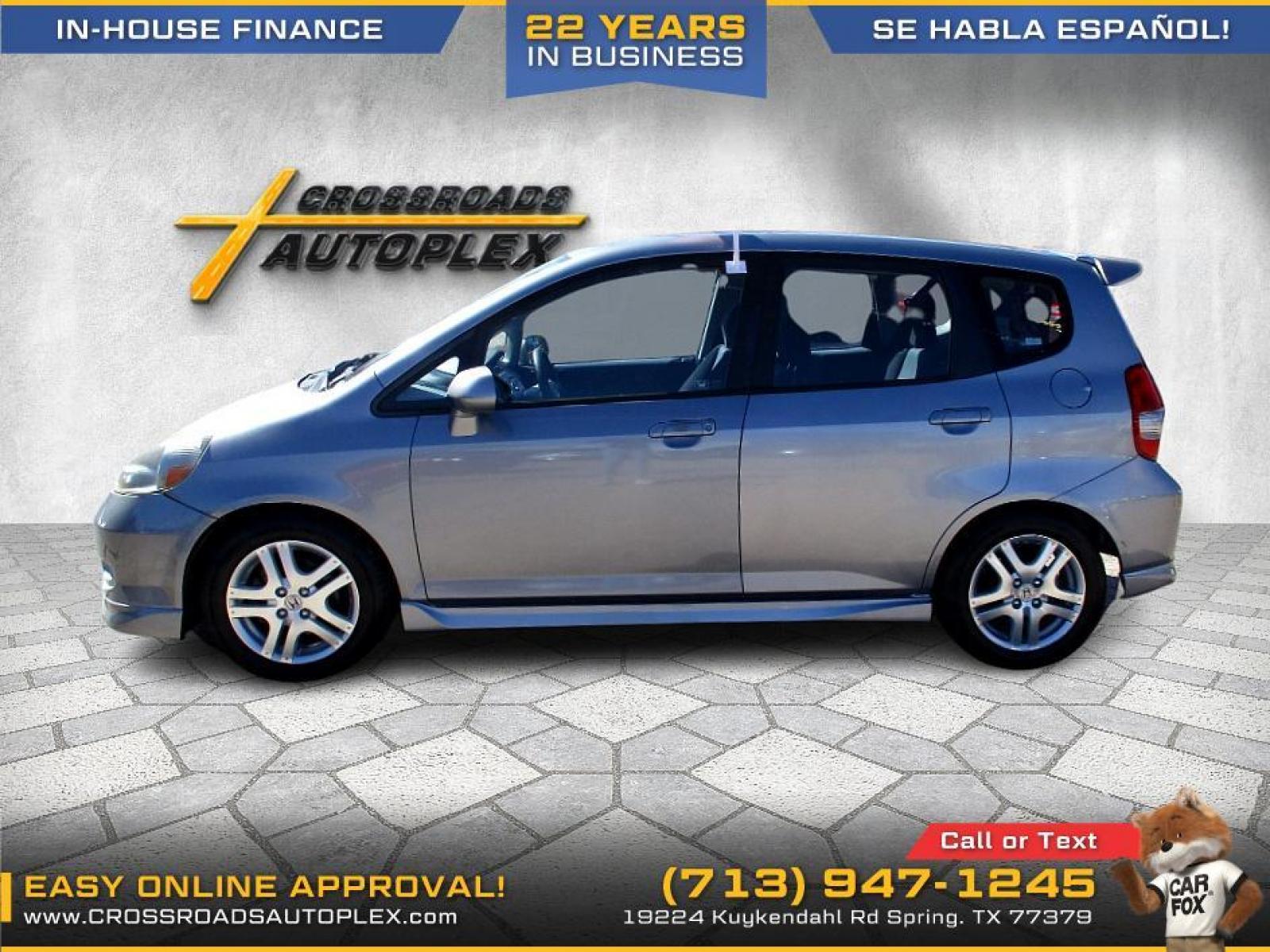 2008 SILVER /GRAY HONDA FIT Sport 5-Speed AT (JHMGD38648S) with an 1.5L L4 SOHC 16V engine, 5-SPEED AUTOMATIC transmission, located at 19224 Kuykendahl Rd, Spring, TX, 77379, (713) 947-1245, 30.049259, -95.491402 - Photo #5