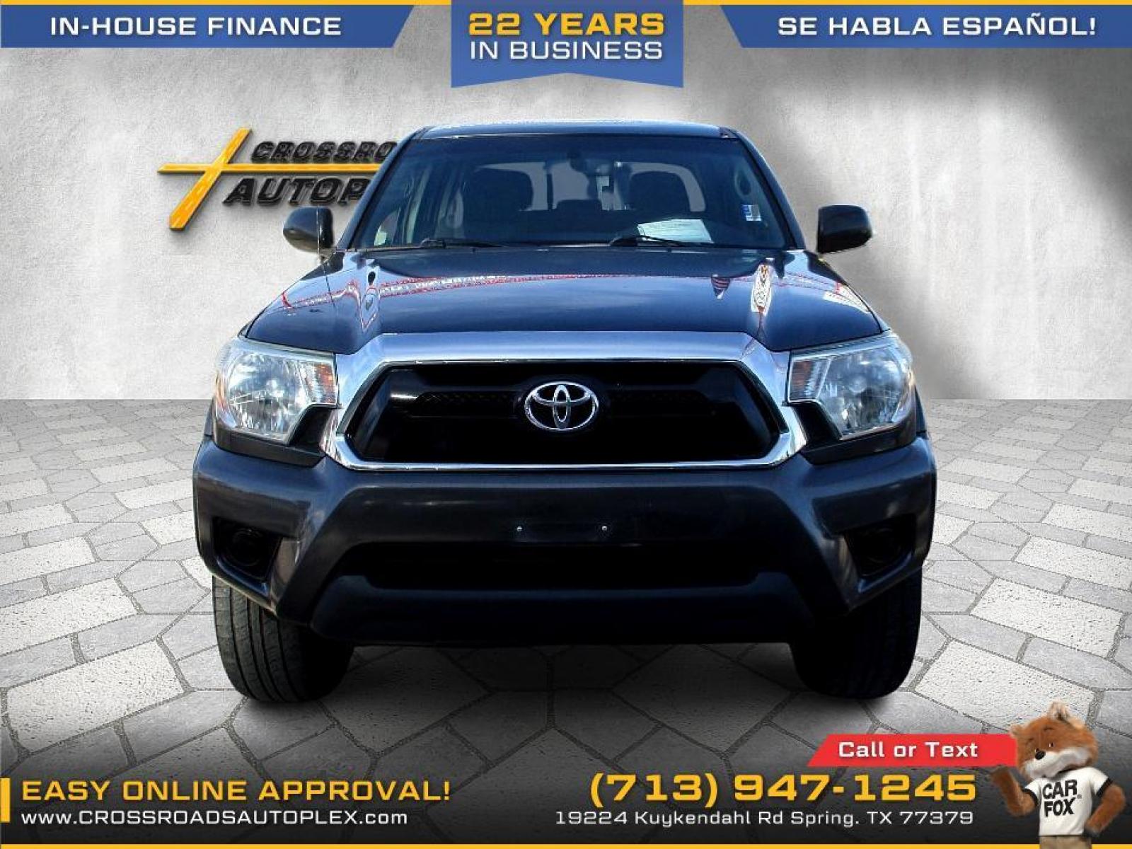 2013 GRAY TOYOTA TACOMA PreRunner Double Cab Auto 2WD (5TFJX4GN6DX) with an 2.7L L4 DOHC 16V engine, 5-SPEED AUTOMATIC transmission, located at 19224 Kuykendahl Rd, Spring, TX, 77379, (713) 947-1245, 30.049259, -95.491402 - Photo #7
