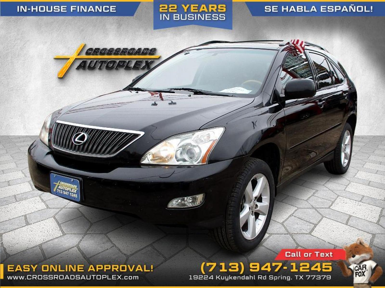 2007 BLACK LEXUS RX 350 AWD (2T2HK31U47C) with an 3.5L V6 DOHC 24V engine, 5-SPEED AUTOMATIC transmission, located at 19224 Kuykendahl Rd, Spring, TX, 77379, (713) 947-1245, 30.049259, -95.491402 - Photo #6