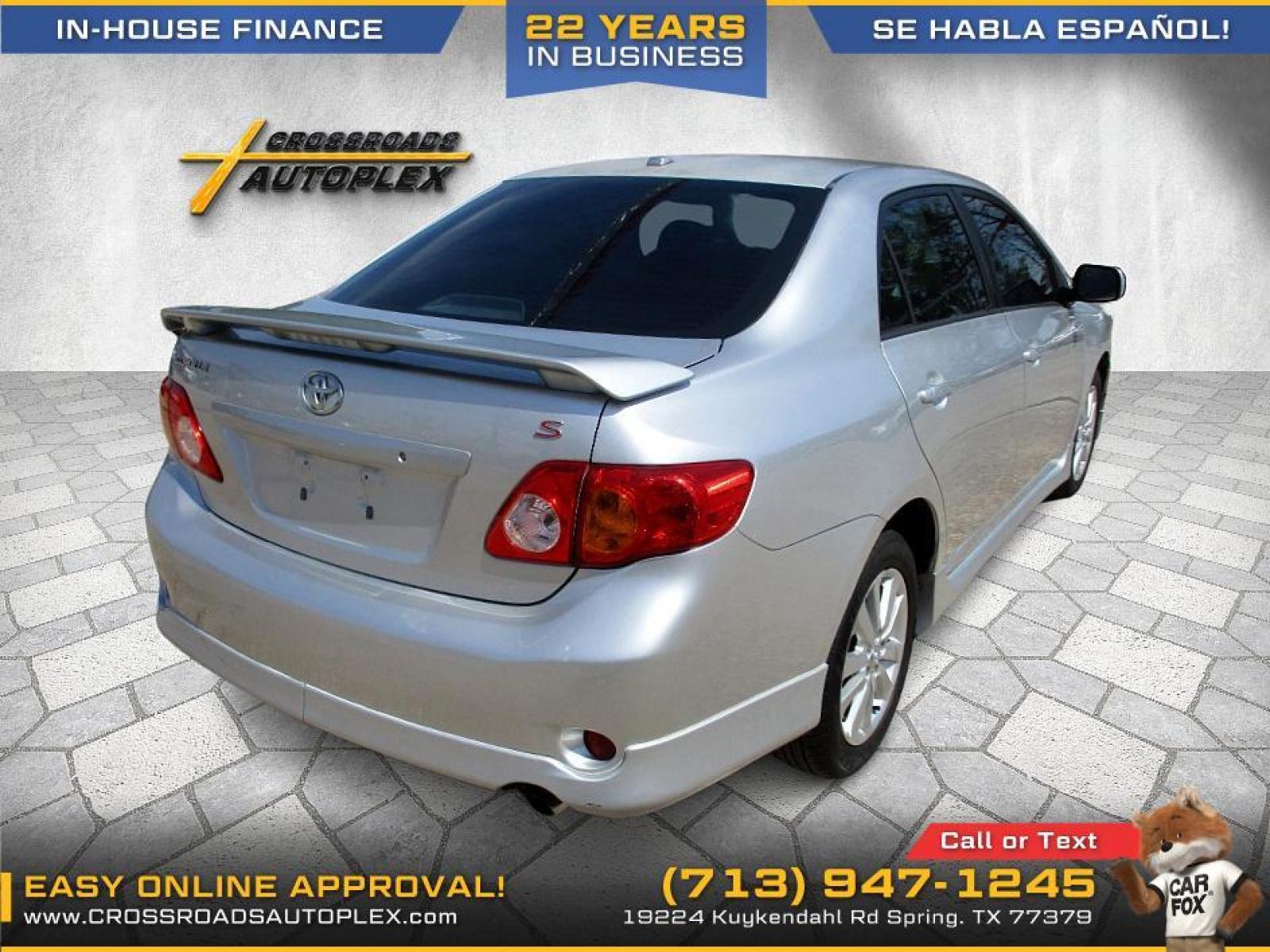 2010 SILVER /SILVER TOYOTA COROLLA Base 5-Speed MT (1NXBU4EEXAZ) with an 1.8L L4 DOHC 16V engine, 5-SPEED MANUAL transmission, located at 19224 Kuykendahl Rd, Spring, TX, 77379, (713) 947-1245, 30.049259, -95.491402 - This Honda Accord is a great example of leading-edge combination of killer looks, next-big-thing technology and huge driving fun. Civic embodies our safety for everyone philosophy. Bottom line is it is clean with a lot of options, it's safe with our 24-point multi-inspection by our ASE Certified tec - Photo #3