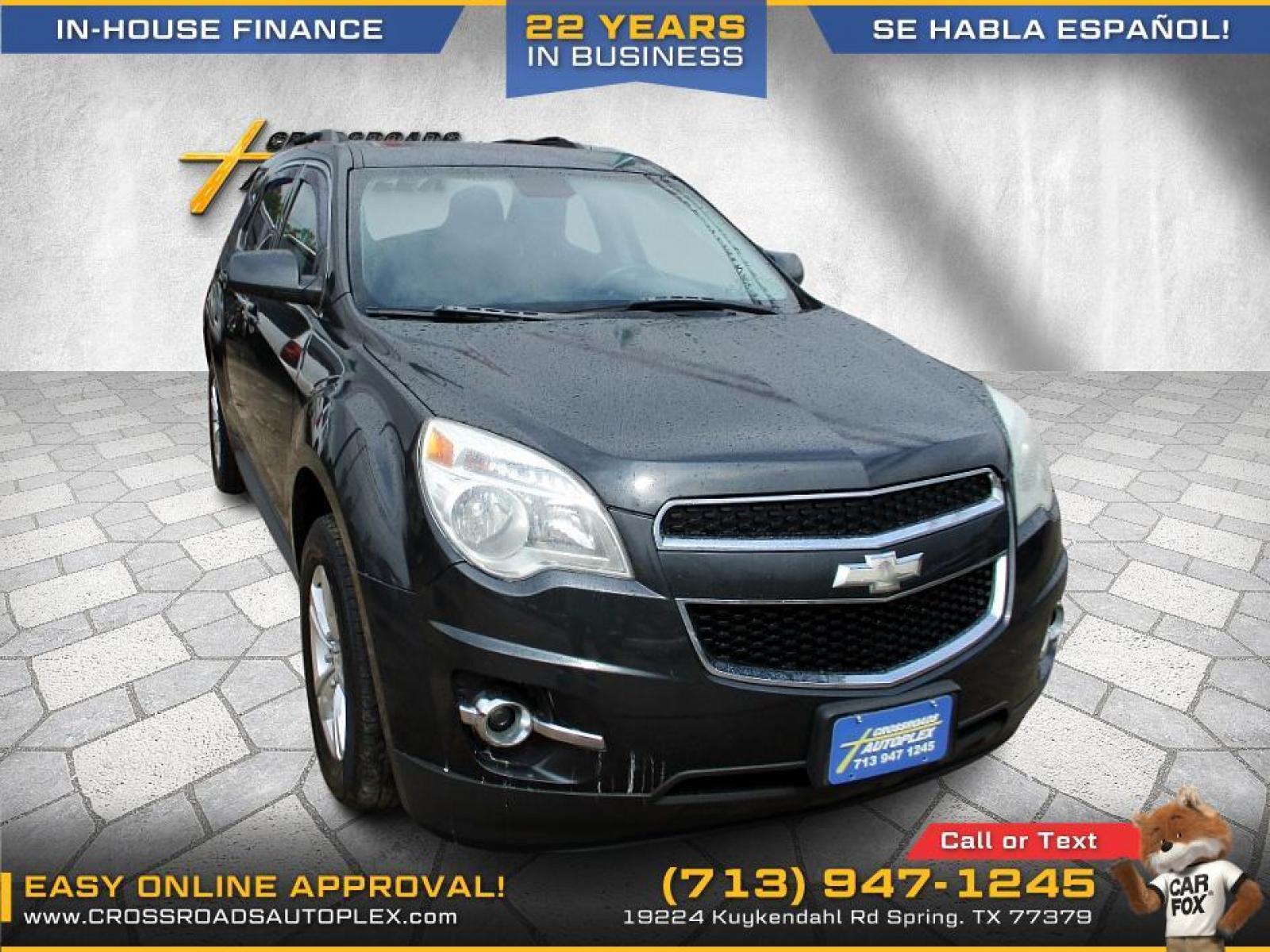 2013 GRAY /BLACK CHEVROLET EQUINOX 2LT 2WD (2GNALPEKXD6) with an 2.4L L4 DOHC 16V engine, 6-SPEED AUTOMATIC transmission, located at 19224 Kuykendahl Rd, Spring, TX, 77379, (713) 947-1245, 30.049259, -95.491402 - If you need a crossover that fits your lifestyle, this Equinox is the way to go. In this pristine 2013 you'll travel efficiently, with an EPA-estimated 32 MPG highway. For added peace of mind, this Equinox was named 2012 Top Safety Pick by the Insurance Institute for Highway Safety. This unit has to - Photo #0