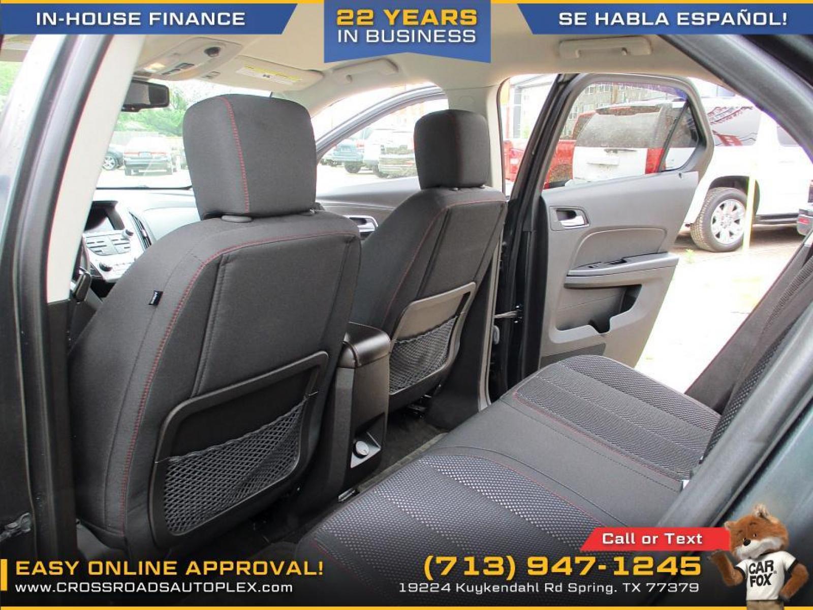 2013 GRAY /BLACK CHEVROLET EQUINOX 2LT 2WD (2GNALPEKXD6) with an 2.4L L4 DOHC 16V engine, 6-SPEED AUTOMATIC transmission, located at 19224 Kuykendahl Rd, Spring, TX, 77379, (713) 947-1245, 30.049259, -95.491402 - If you need a crossover that fits your lifestyle, this Equinox is the way to go. In this pristine 2013 you'll travel efficiently, with an EPA-estimated 32 MPG highway. For added peace of mind, this Equinox was named 2012 Top Safety Pick by the Insurance Institute for Highway Safety. This unit has to - Photo #7