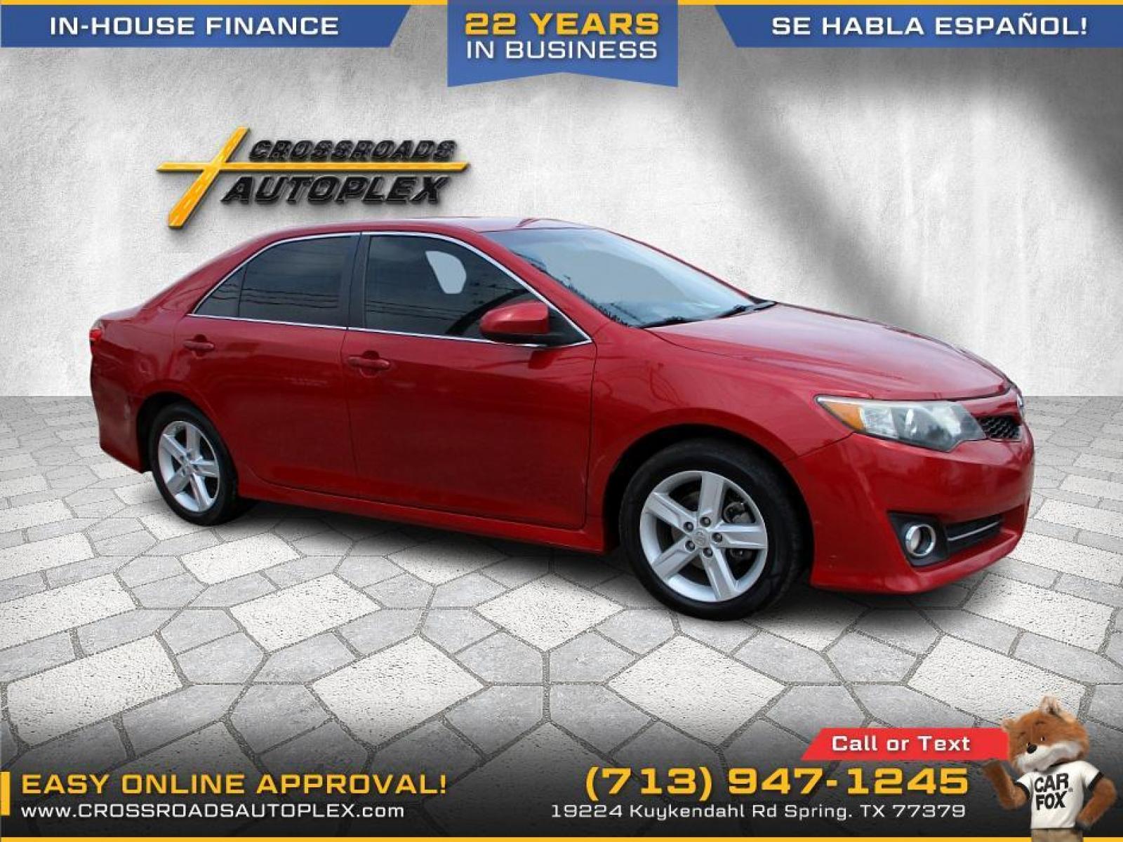 2013 RED /GRAY TOYOTA CAMRY SE (4T1BF1FK5DU) with an 2.5L L4 DOHC 16V engine, 6-SPEED AUTOMATIC transmission, located at 19224 Kuykendahl Rd, Spring, TX, 77379, (713) 947-1245, 30.049259, -95.491402 - 2007 TOYOTA CAMRY THAT JUST HIT THE LOT!! DONT WANT TO MISS THIS ONE, XTRA CLEAN 4-DOOR FULL SIZE SEDAN JUST ADDED TO OUR INVENTORY, SMOOTH DRIVE INTERIOR OF VEHICLE IS XTRA CLEAN WITH LEATHER SEATS & NO STAINS OR CUTS. EXTERIOR IS EQUALLY AS NICE WITH NO DOOR DINGS !THIS VEHICLE QUALIFIES FOR OUR I - Photo #5
