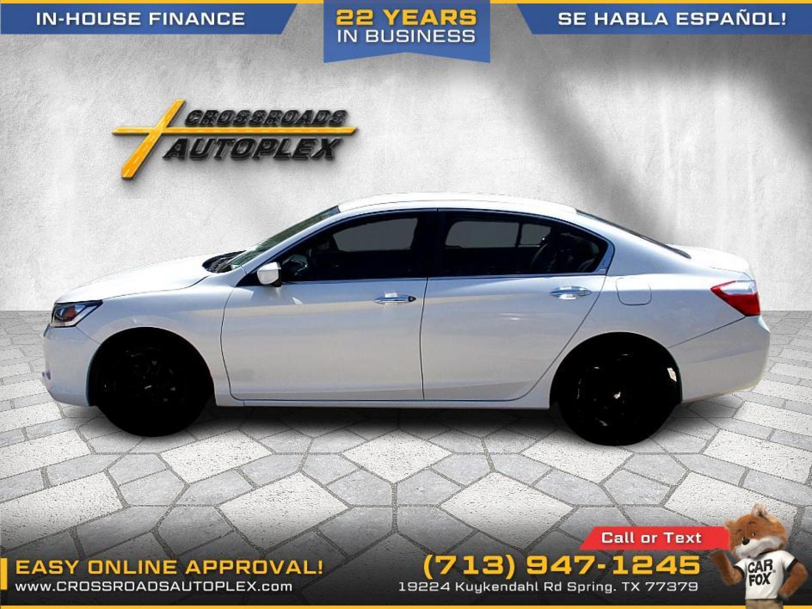 2013 WHITE HONDA ACCORD LX Sedan CVT (1HGCR2F34DA) with an 2.4L L4 DOHC 16V engine, CVT transmission, located at 19224 Kuykendahl Rd, Spring, TX, 77379, (713) 947-1245, 30.049259, -95.491402 - 2013 HONDA ACCORD, CLOTH INTERIOR, IN HOUSE FINANCING- SOUTH HOUSTON TX This Honda Accord is a great example of leading-edge combination of killer looks, next-big-thing technology and huge driving fun. This low mileage Accord embodies our safety for everyone philosophy. Bottom line is it is clean - Photo #17