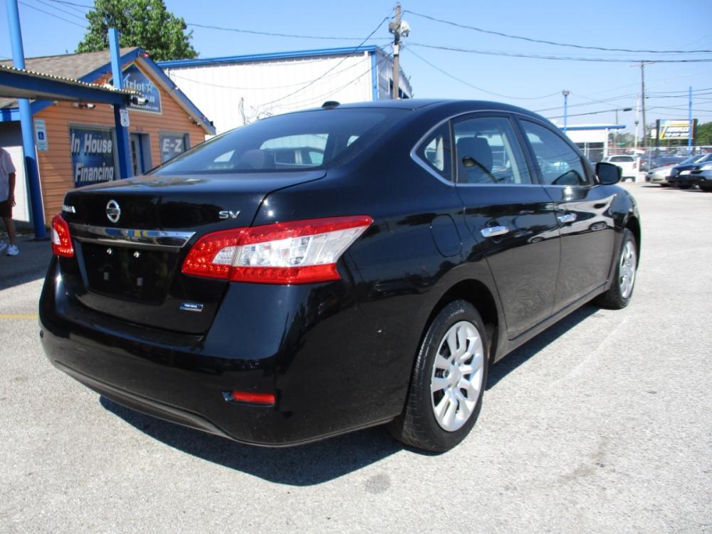 2014 BLACK NISSAN SENTRA S 6MT (3N1AB7AP3EY) with an 1.8L L4 SFI DOHC 16V engine, 6-SPEED MANUAL transmission, located at 310 Spencer Hwy, South Houston, TX, 77587, (713) 947-1245, 29.664383, -95.228897 - Photo #2