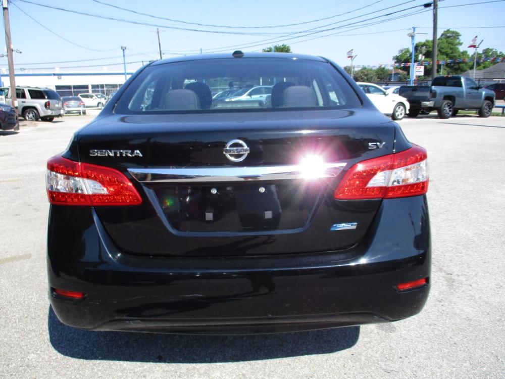 2014 BLACK NISSAN SENTRA S 6MT (3N1AB7AP3EY) with an 1.8L L4 SFI DOHC 16V engine, 6-SPEED MANUAL transmission, located at 310 Spencer Hwy, South Houston, TX, 77587, (713) 947-1245, 29.664383, -95.228897 - Photo #3