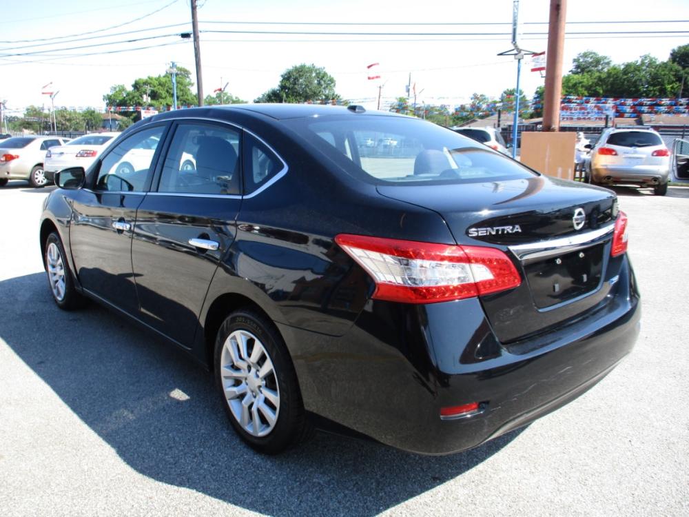 2014 BLACK NISSAN SENTRA S 6MT (3N1AB7AP3EY) with an 1.8L L4 SFI DOHC 16V engine, 6-SPEED MANUAL transmission, located at 310 Spencer Hwy, South Houston, TX, 77587, (713) 947-1245, 29.664383, -95.228897 - Photo #4