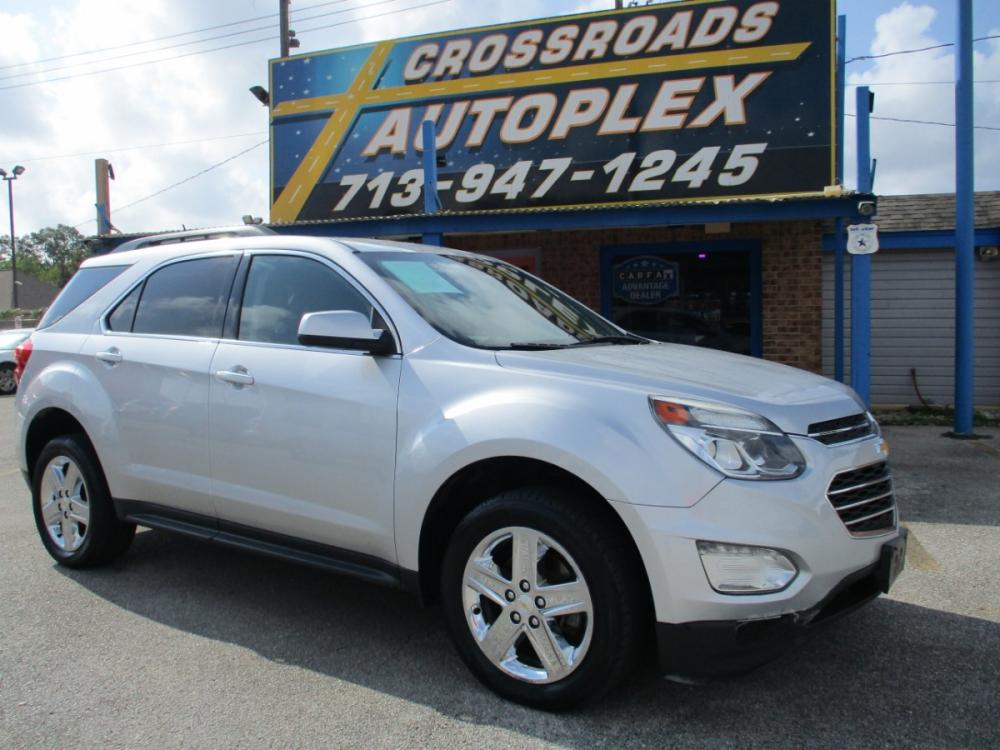 2016 SILVER CHEVROLET EQUINOX LT 2WD (2GNALCEK7G1) with an 2.4L L4 DOHC 16V FFV engine, 6-SPEED AUTOMATIC transmission, located at 310 Spencer Hwy, South Houston, TX, 77587, (713) 947-1245, 29.664383, -95.228897 - If you need a crossover that fits your lifestyle, this Equinox is the way to go. In this pristine 2016 you'll travel efficiently, with an EPA-estimated 32 MPG highway. For added peace of mind, this Equinox was named 2012 Top Safety Pick by the Insurance Institute for Highway Safety. This unit has to - Photo #0