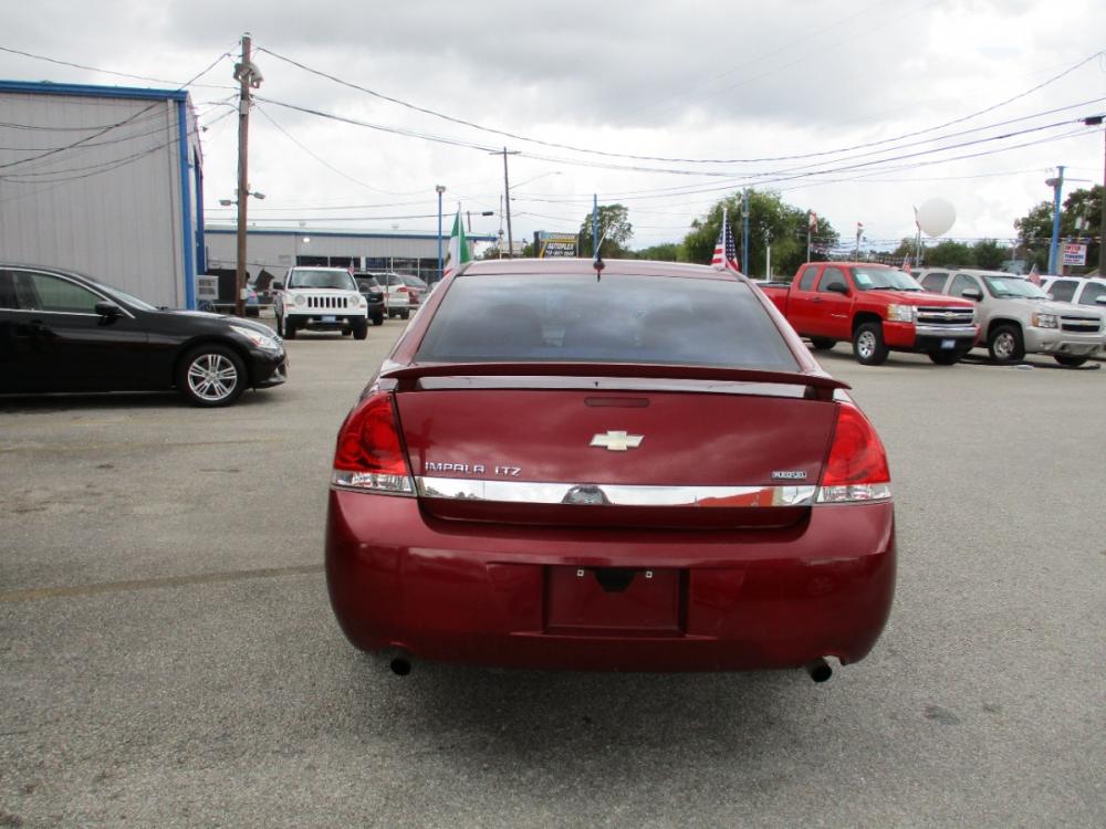2011 RED CHEVROLET IMPALA LTZ (2G1WC5EM9B1) with an 3.9L V6 DOHC 16V FFV engine, 4-SPEED AUTOMATIC transmission, located at 310 Spencer Hwy, South Houston, TX, 77587, (713) 947-1245, 29.664383, -95.228897 - Photo #3