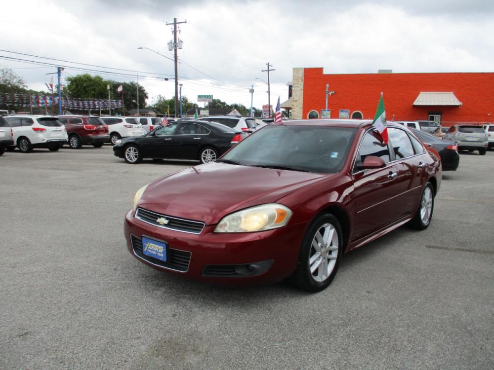 2011 RED CHEVROLET IMPALA LTZ (2G1WC5EM9B1) with an 3.9L V6 DOHC 16V FFV engine, 4-SPEED AUTOMATIC transmission, located at 310 Spencer Hwy, South Houston, TX, 77587, (713) 947-1245, 29.664383, -95.228897 - Photo #6