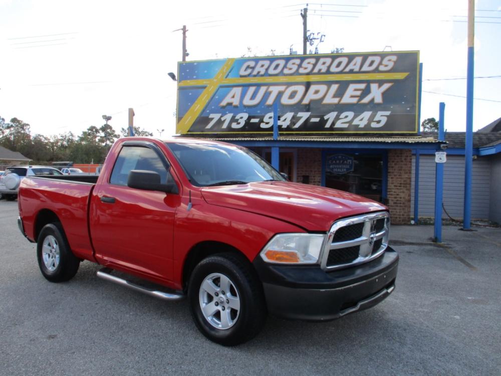 2009 RED DODGE RAM 1500 ST LWB 2WD (1D3HB16K79J) with an 3.7L V6 SOHC 12V engine, 5-SPEED AUTOMATIC transmission, located at 310 Spencer Hwy, South Houston, TX, 77587, (713) 947-1245, 29.664383, -95.228897 - Photo #0