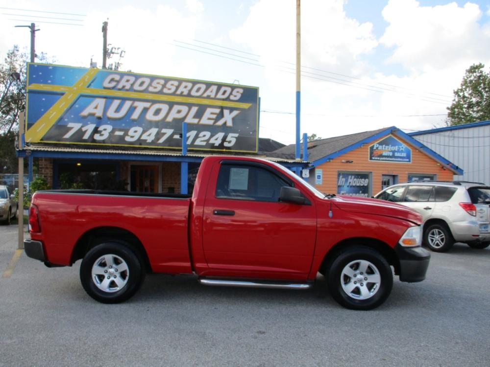 2009 RED DODGE RAM 1500 ST LWB 2WD (1D3HB16K79J) with an 3.7L V6 SOHC 12V engine, 5-SPEED AUTOMATIC transmission, located at 310 Spencer Hwy, South Houston, TX, 77587, (713) 947-1245, 29.664383, -95.228897 - Photo #1