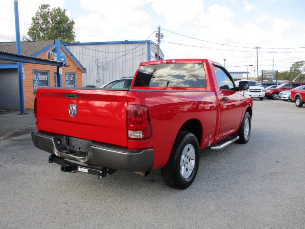 2009 RED DODGE RAM 1500 ST LWB 2WD (1D3HB16K79J) with an 3.7L V6 SOHC 12V engine, 5-SPEED AUTOMATIC transmission, located at 310 Spencer Hwy, South Houston, TX, 77587, (713) 947-1245, 29.664383, -95.228897 - Photo #2