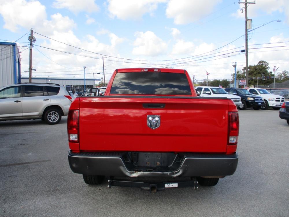 2009 RED DODGE RAM 1500 ST LWB 2WD (1D3HB16K79J) with an 3.7L V6 SOHC 12V engine, 5-SPEED AUTOMATIC transmission, located at 310 Spencer Hwy, South Houston, TX, 77587, (713) 947-1245, 29.664383, -95.228897 - Photo #3