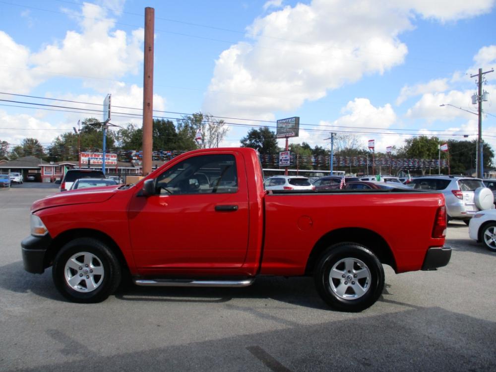 2009 RED DODGE RAM 1500 ST LWB 2WD (1D3HB16K79J) with an 3.7L V6 SOHC 12V engine, 5-SPEED AUTOMATIC transmission, located at 310 Spencer Hwy, South Houston, TX, 77587, (713) 947-1245, 29.664383, -95.228897 - Photo #5