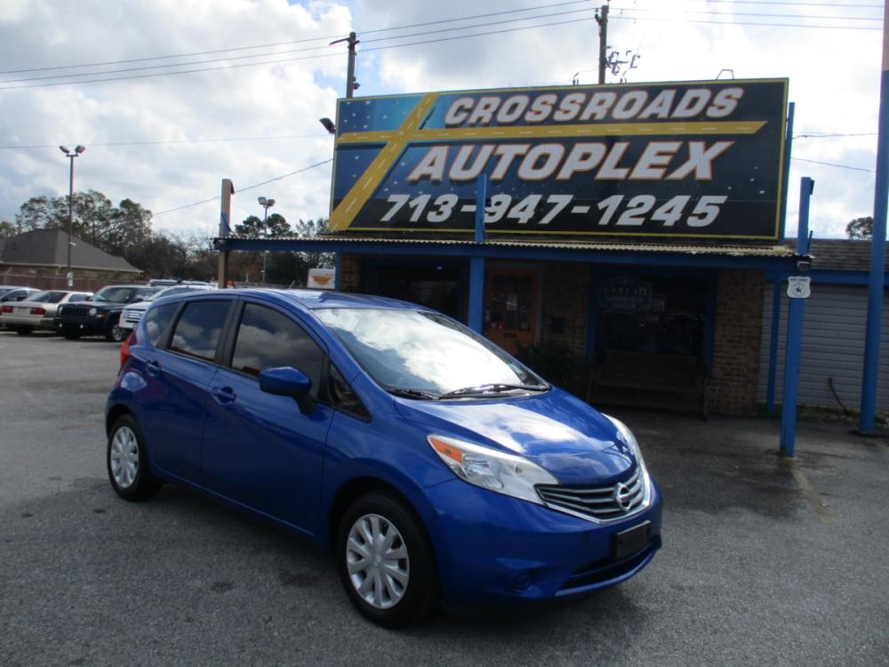 2016 BLUE NISSAN VERSA NOTE S (3N1CE2CP3GL) with an 1.6L L4 DOHC 16V engine, 5-SPEED MANUAL transmission, located at 310 Spencer Hwy, South Houston, TX, 77587, (713) 947-1245, 29.664383, -95.228897 - We offer in house financing in addition to a variety of finance options to cater to your specific needs. Our friendly sales professionals are standing by, ready to help you drive out today. Come see the difference here at Crossroads Autoplex, where we treat everyone like family. Call today at 713-94 - Photo #0