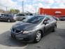 2013 GRAY HONDA CIVIC LX Sedan 5-Speed AT (2HGFB2F53DH) with an 1.8L L4 SOHC 16V engine, 5-SPEED AUTOMATIC transmission, located at 310 Spencer Hwy, South Houston, TX, 77587, (713) 947-1245, 29.664383, -95.228897 - Photo #6