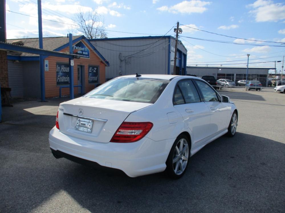 2014 WHITE /BLACK MERCEDES-BENZ C-CLASS C250 Luxury Sedan (WDDGF4HB2EA) with an 1.8L L4 DOHC 16V engine, 7-SPEED AUTOMATIC transmission, located at 310 Spencer Hwy, South Houston, TX, 77587, (713) 947-1245, 29.664383, -95.228897 - Photo #2