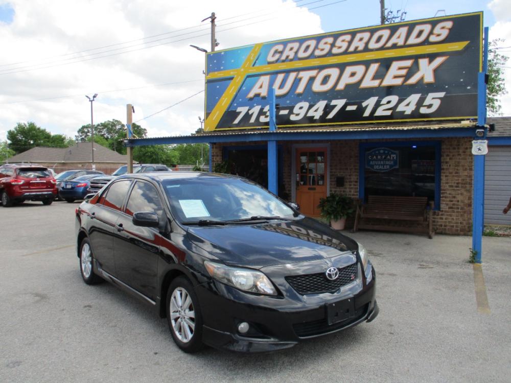 2010 BLACK TOYOTA COROLLA LE 4-Speed AT (2T1BU4EE6AC) with an 1.8L L4 DOHC 16V engine, 4-SPEED AUTOMATIC transmission, located at 310 Spencer Hwy, South Houston, TX, 77587, (713) 947-1245, 29.664383, -95.228897 - LIKE NEW CONDITION! QUALIFIES FOR 