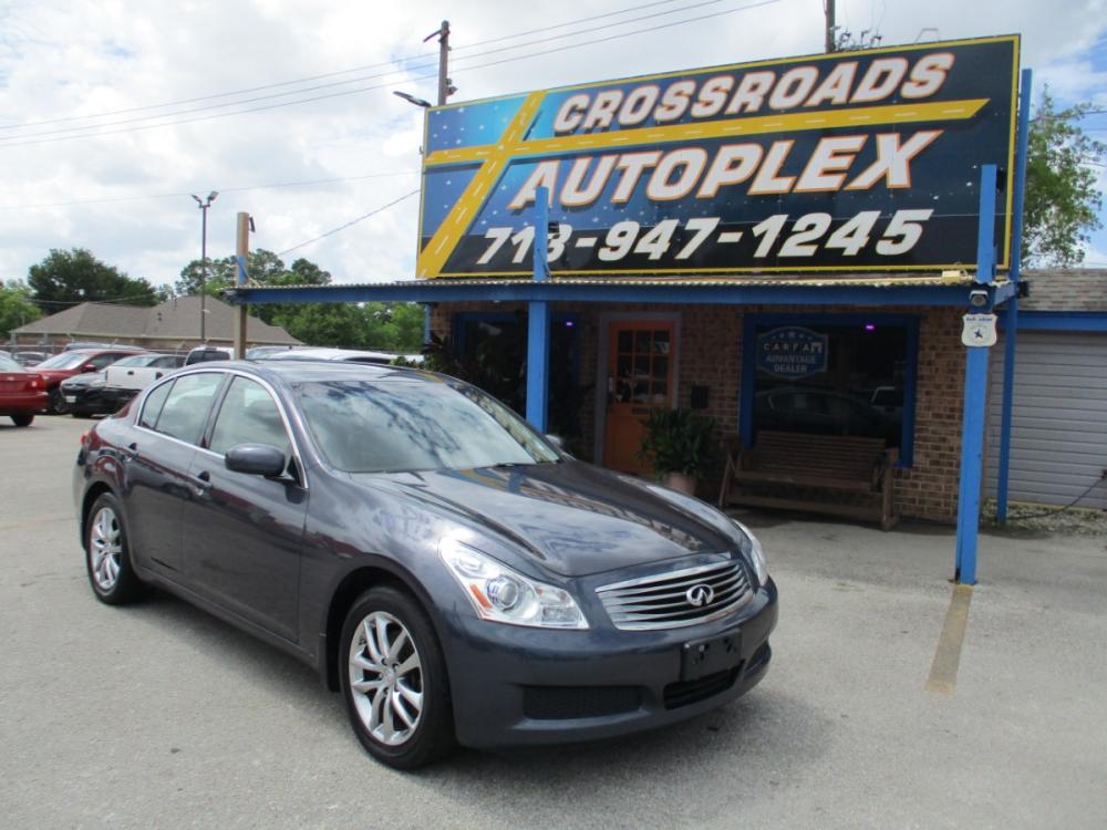 2008 BLACK INFINITI G35 x AWD (JNKBV61F58M) with an 3.5L V6 DOHC 24V engine, 5-SPEED AUTOMATIC transmission, located at 310 Spencer Hwy, South Houston, TX, 77587, (713) 947-1245, 29.664383, -95.228897 - Photo #0
