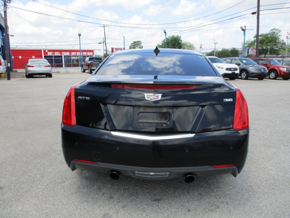2016 BLACK CADILLAC ATS Coupe 3.6L Performance RWD w/Driver Assist Pkg. (1G6AD1RS4G0) with an 3.6L V6 DOHC 24V engine, 6-SPEED AUTOMATIC transmission, located at 310 Spencer Hwy, South Houston, TX, 77587, (713) 947-1245, 29.664383, -95.228897 - 2016 CADILLAC ATS, TWO OWNER, LOW MILES, IMMUCULATE, CLEAN CARFAX. PREMIUM PACKAGE AND ALL THE GOODIES YOU COULD WANT. RARE CAR!!! , 2 DOOR WITH POWER SEATS FOR THE CONVIENCE OF THE BACK. THIS CAR IS EQUIPPED WITH A SUNROOF AND BACK UP CAMERA AS WELL. CALL US TODAY TO SCHEDULE YOUR VIEWING OF THIS R - Photo #4