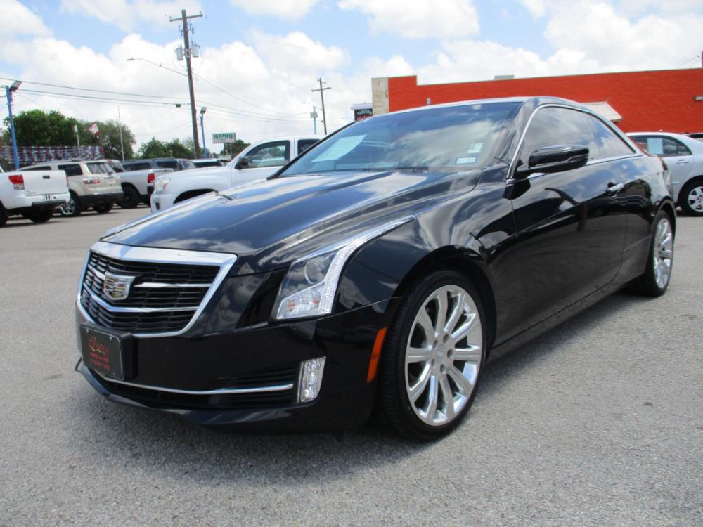 2016 BLACK CADILLAC ATS Coupe 3.6L Performance RWD w/Driver Assist Pkg. (1G6AD1RS4G0) with an 3.6L V6 DOHC 24V engine, 6-SPEED AUTOMATIC transmission, located at 310 Spencer Hwy, South Houston, TX, 77587, (713) 947-1245, 29.664383, -95.228897 - 2016 CADILLAC ATS, TWO OWNER, LOW MILES, IMMUCULATE, CLEAN CARFAX. PREMIUM PACKAGE AND ALL THE GOODIES YOU COULD WANT. RARE CAR!!! , 2 DOOR WITH POWER SEATS FOR THE CONVIENCE OF THE BACK. THIS CAR IS EQUIPPED WITH A SUNROOF AND BACK UP CAMERA AS WELL. CALL US TODAY TO SCHEDULE YOUR VIEWING OF THIS R - Photo #7