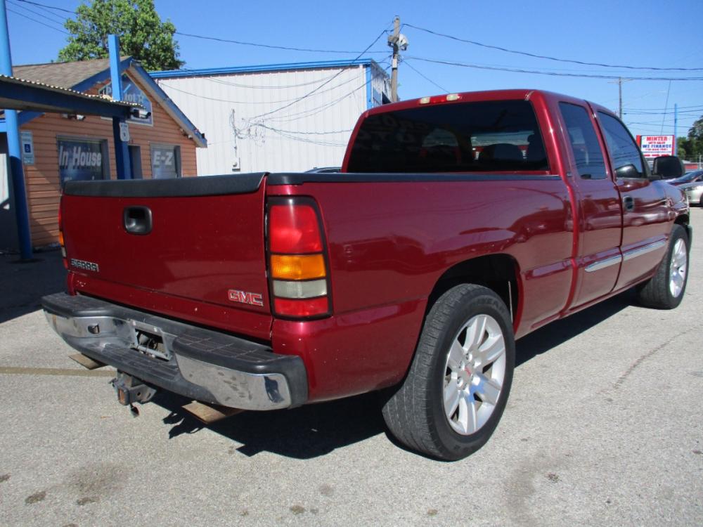 2004 RED GMC SIERRA 1500 Work Truck Ext. Cab Long Bed 2WD (2GTEC19V641) with an 4.8L V8 OHV 16V engine, 4-SPEED AUTOMATIC transmission, located at 310 Spencer Hwy, South Houston, TX, 77587, (713) 947-1245, 29.664383, -95.228897 - NEW ARRIVAL CHEVROLET SILVERADO EXT CAB PICKUP!! THIS IS A MUST SEE, 4DR EXT CAB, CLOTH INTERIOR WITH NO STAINS AND CUTS, GREAT MILEAGE, ENGINE AND TRANSMISSION RUNS SMOOTH AND FUNCTIONS PROPERLY, ICE COLD A/C, PASSED OUR MULTI-POINT INSPECTION AND READY FOR DELIVERY! ALMOST NEW TIRES AND EXTERIOR I - Photo #2