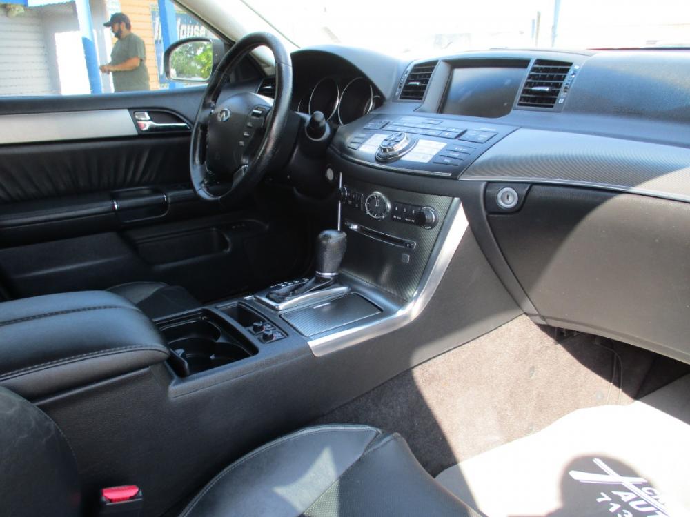 2007 BLACK INFINITI M 45 Sedan (JNKBY01E87M) with an 4.5L V8 DOHC 32V engine, 5-SPEED AUTOMATIC transmission, located at 310 Spencer Hwy, South Houston, TX, 77587, (713) 947-1245, 29.664383, -95.228897 - Wow, this Infiniti unit is designed to enrich and crafted to perform. The premium automotive machinery is Premium after market only part of a premium automotive experience. Ice cold Ac, great mileage- Non smoker vehicle . An amazing Bose premium audio system with 8-inch display. It, clean with it's - Photo #8