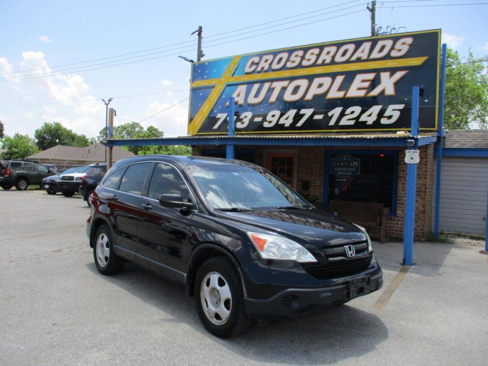 2009 BLACK HONDA CR-V LX 2WD 5-Speed AT (3CZRE38329G) with an 2.4L L4 DOHC 16V engine, 5-SPEED AUTOMATIC transmission, located at 310 Spencer Hwy, South Houston, TX, 77587, (713) 947-1245, 29.664383, -95.228897 - Photo #0