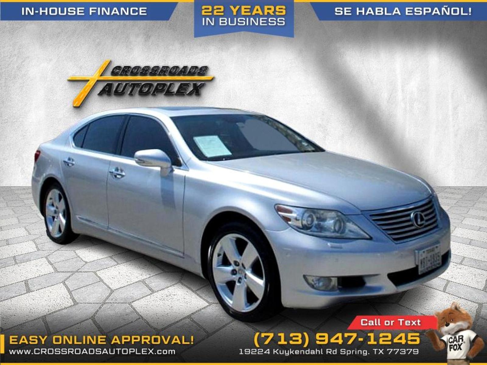 2012 SILVER LEXUS LS 460 Luxury Sedan (JTHBL5EF9C5) with an 4.6L V8 DOHC 32V engine, 8-SPEED AUTOMATIC transmission, located at 19224 Kuykendahl Rd, Spring, TX, 77379, (713) 947-1245, 30.049259, -95.491402 - *********************** JUST HIT THE LOT 2012 LEXUS LS460 *************************** IF YOU ARE IN THE MARKET FOR A LUXURY SEDAN, LOOK NO FURTHER!! THIS LEXUS IS IN PRISTINE CONDITION INSIDE AND OUTSIDE. EQUIPPED WITH A V6 MOTOR JUST ENOUGHT HORSEPOWER THAT YOU WILL NEED!! NON SMOKER INSIDE WITH - Photo #0