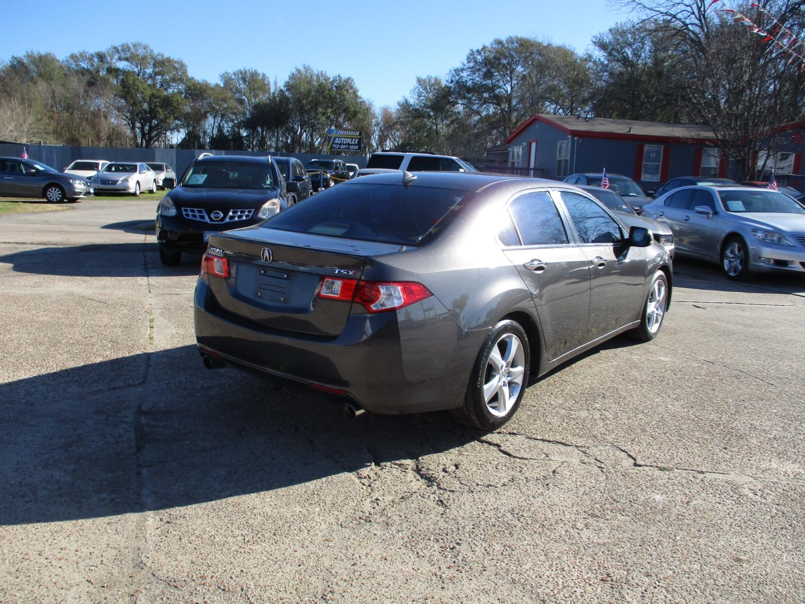 2010 GRAY /GRAY ACURA TSX 5-Speed AT (JH4CU2F63AC) with an 2.4L L4 DOHC 16V engine, 5-SPEED AUTOMATIC transmission, located at 19224 Kuykendahl Rd, Spring, TX, 77379, (713) 947-1245, 30.049259, -95.491402 - NEW ARRIVAL, QUALIFIES FOR IN-HOUSE FINANCING, COLD A/C GREAT SOUND SYSTEM, ENGINE & TRANSMISSION RUN'S QUIET & SMOOTH, EXTERIOR APPEARS TO HAVE BEEN GARAGED KEPT, ALMOST NEW TIRES, NON-SMOKER, SEATS AND CARPETS ARE FREE FROM SOILS & STAINS, CALL ONE OF OUR FRIENDLY FINANCE SPECIALIST FOR EASY APPRO - Photo #2