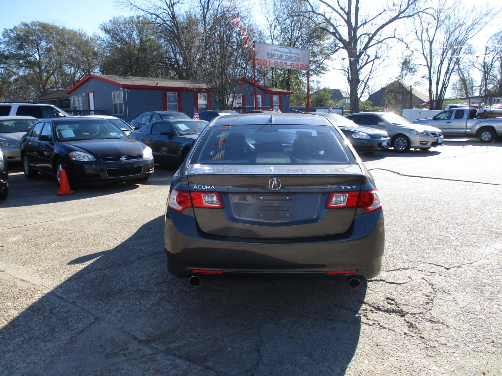 2010 GRAY /GRAY ACURA TSX 5-Speed AT (JH4CU2F63AC) with an 2.4L L4 DOHC 16V engine, 5-SPEED AUTOMATIC transmission, located at 19224 Kuykendahl Rd, Spring, TX, 77379, (713) 947-1245, 30.049259, -95.491402 - NEW ARRIVAL, QUALIFIES FOR IN-HOUSE FINANCING, COLD A/C GREAT SOUND SYSTEM, ENGINE & TRANSMISSION RUN'S QUIET & SMOOTH, EXTERIOR APPEARS TO HAVE BEEN GARAGED KEPT, ALMOST NEW TIRES, NON-SMOKER, SEATS AND CARPETS ARE FREE FROM SOILS & STAINS, CALL ONE OF OUR FRIENDLY FINANCE SPECIALIST FOR EASY APPRO - Photo #3