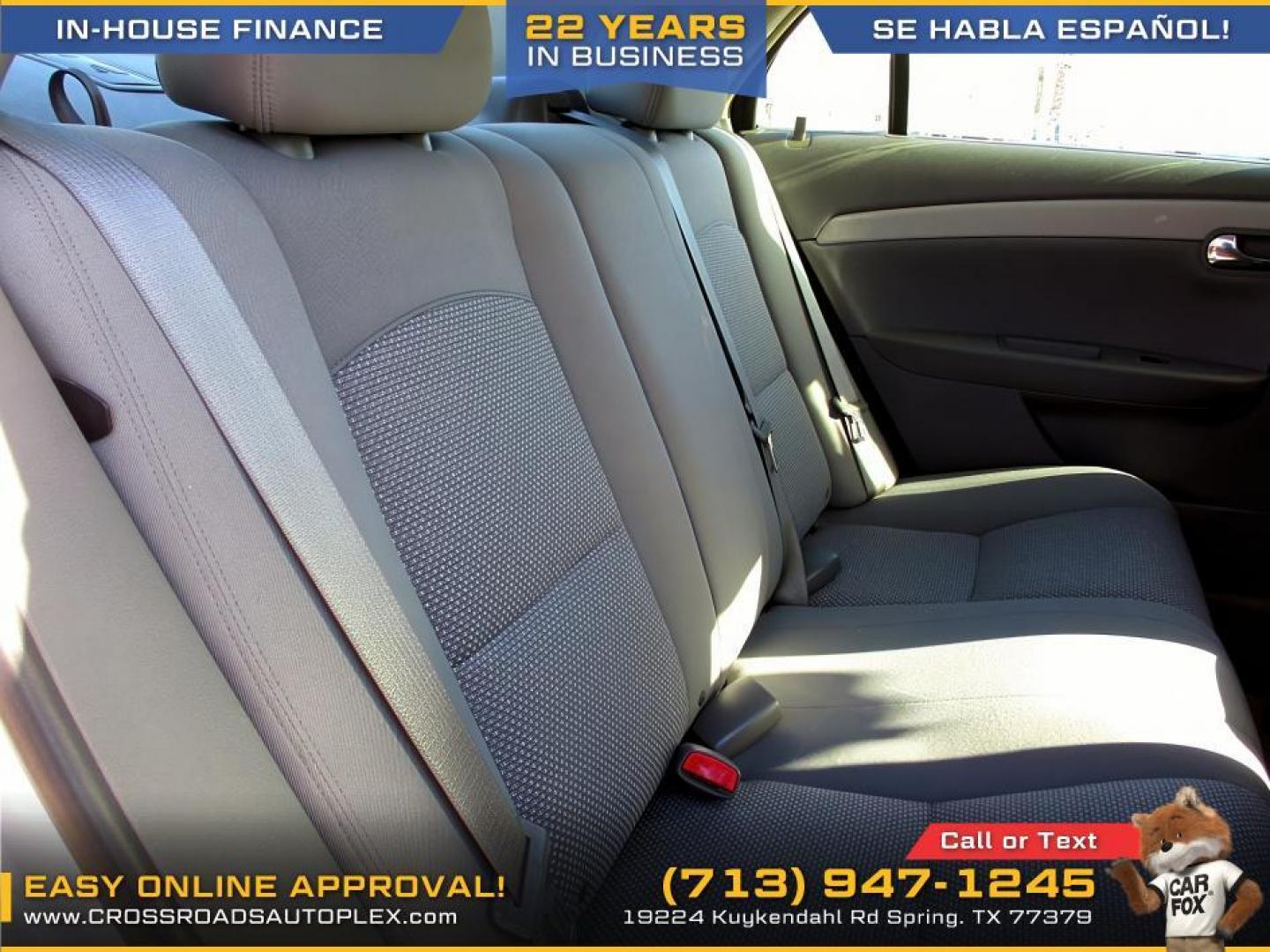 2009 SILVER CHEVROLET MALIBU LS (1G1ZG57BX9F) with an 2.4L L4 DOHC 16V engine, 4-SPEED AUTOMATIC transmission, located at 19224 Kuykendahl Rd, Spring, TX, 77379, (713) 947-1245, 30.049259, -95.491402 - NEW ARRIVAL! LOW MILES! This 2009 Chevrolet Malibu is pristine condition and been very well taken care of. It is the first year of this new body style for the Malibu that it is as sharp looking as the brand new ones. This car is a perfect fit for a small family while still getting you up to 34 mile - Photo#9