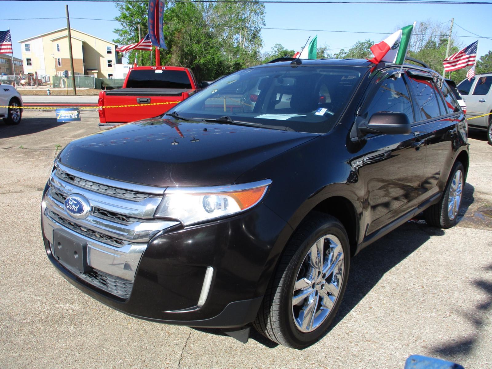 2013 BLACK /GRAY FORD EDGE SEL FWD (2FMDK3JC5DB) with an 3.5L V6 DOHC 24V engine, 6-SPEED AUTOMATIC transmission, located at 19224 Kuykendahl Rd, Spring, TX, 77379, (713) 947-1245, 30.049259, -95.491402 - Photo #6