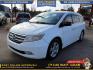 2011 WHITE /GRAY HONDA ODYSSEY Touring (5FNRL5H90BB) with an 3.5L V6 SOHC 24V engine, 5-SPEED AUTOMATIC transmission, located at 19224 Kuykendahl Rd, Spring, TX, 77379, (713) 947-1245, 30.049259, -95.491402 - used car loans/financing to South Houston TX, Pasadena TX, Galena Park TX, Jacinto City TX, Deer Park TX, Pearland TX, Cloverleaf TX, Friendswood TX, Houston TX, Channelview TX, Webster TX, West University Place TX, La Porte TX, League City TX, The Woodlands TX, Cypress TX, Spring TX Bellaire TX & S - Photo#1