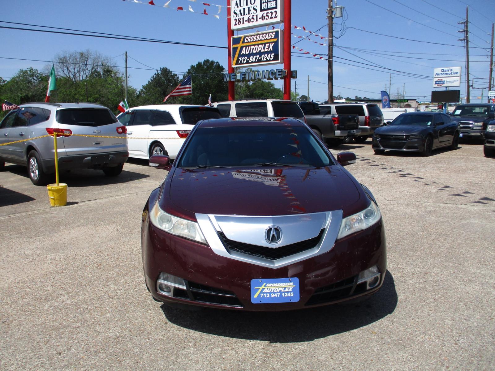 2009 MAROON ACURA TL 5-Speed AT SH-AWD with Tech Package (19UUA96529A) with an 3.7L V6 SOHC 24V engine, 5-SPEED AUTOMATIC transmission, located at 19224 Kuykendahl Rd, Spring, TX, 77379, (713) 947-1245, 30.049259, -95.491402 - NEW ARRIVAL, QUALIFIES FOR IN-HOUSE FINANCING, COLD A/C GREAT SOUND SYSTEM, ENGINE & TRANSMISSION RUN'S QUIET & SMOOTH, EXTERIOR APPEARS TO HAVE BEEN GARAGED KEPT, ALMOST NEW TIRES, NON-SMOKER, SEATS AND CARPETS ARE FREE FROM SOILS & STAINS, CALL ONE OF OUR FRIENDLY FINANCE SPECIALIST FOR EASY APPRO - Photo #7