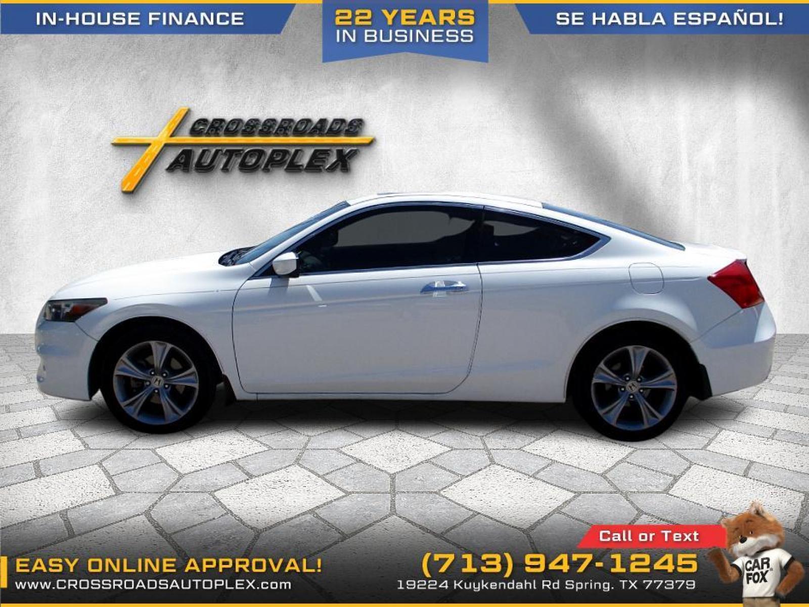 2012 WHITE HONDA ACCORD EX-L V6 Coupe AT (1HGCS2B88CA) with an 3.5L V6 SOHC 24V engine, 5-SPEED AUTOMATIC transmission, located at 19224 Kuykendahl Rd, Spring, TX, 77379, (713) 947-1245, 30.049259, -95.491402 - This Honda Accord is a great example of leading-edge combination of killer looks, next-big-thing technology and huge driving fun. Civic embodies our safety for everyone philosophy. Bottom line is it is clean with a lot of options, it's safe with our 24-point multi-inspection by our ASE Certified tec - Photo #21