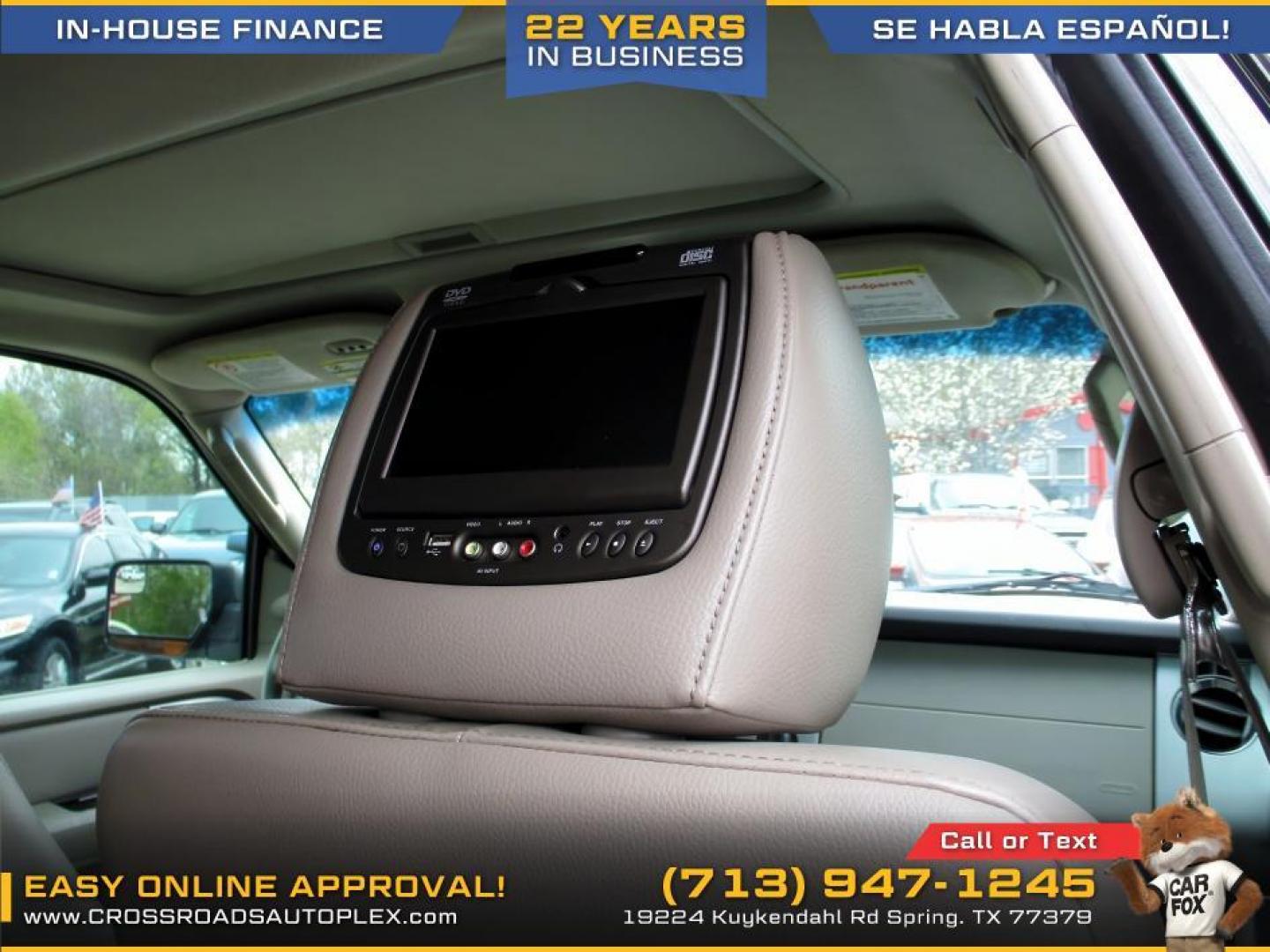 2013 BLACK /TAN FORD EXPEDITION Limited 2WD (1FMJU1K56DE) with an 5.4L V8 SOHC 16V FFV engine, 6-SPEED AUTOMATIC transmission, located at 19224 Kuykendahl Rd, Spring, TX, 77379, (713) 947-1245, 30.049259, -95.491402 - Photo#10