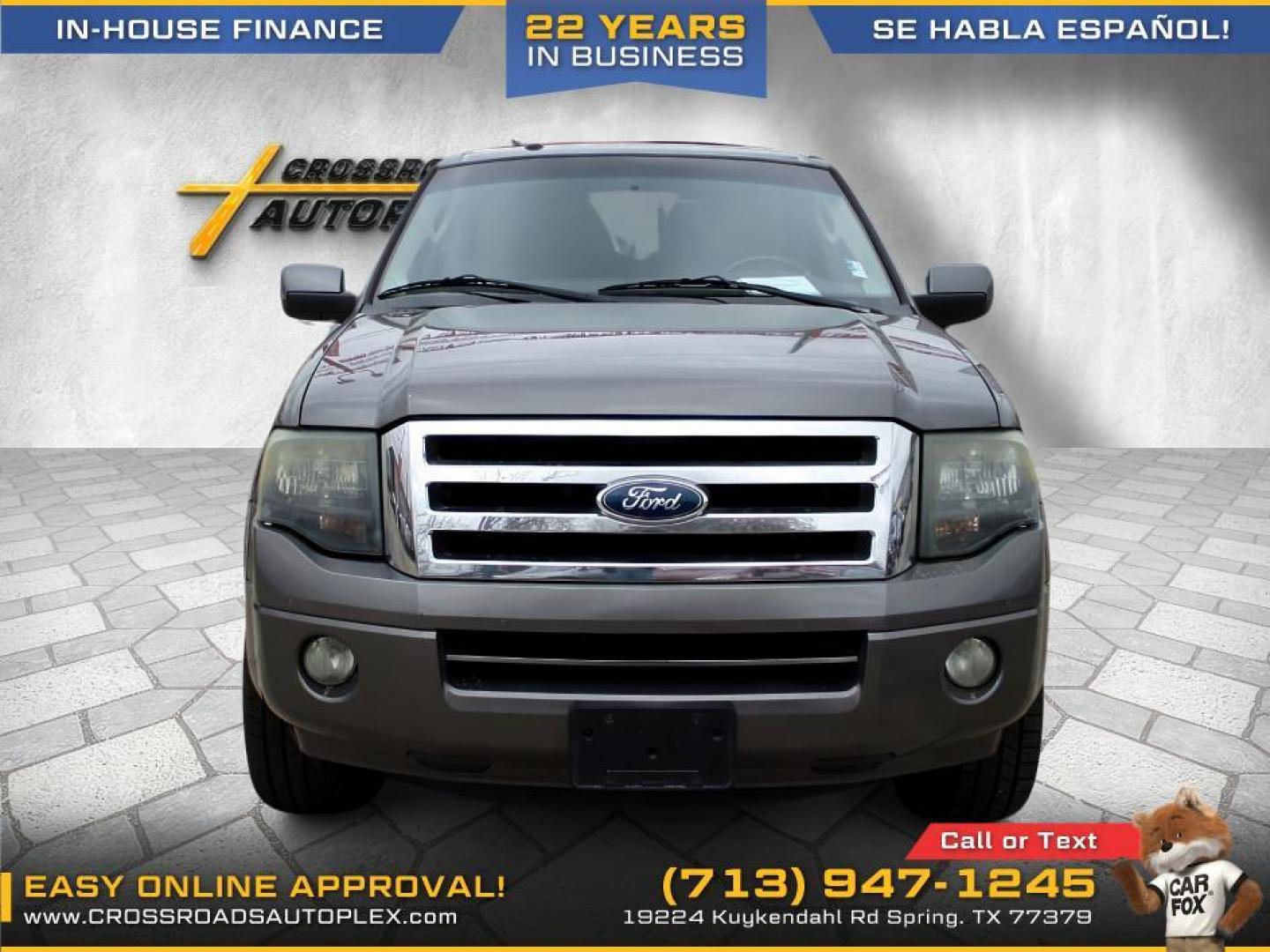 2013 BLACK /TAN FORD EXPEDITION Limited 2WD (1FMJU1K56DE) with an 5.4L V8 SOHC 16V FFV engine, 6-SPEED AUTOMATIC transmission, located at 19224 Kuykendahl Rd, Spring, TX, 77379, (713) 947-1245, 30.049259, -95.491402 - Photo#7