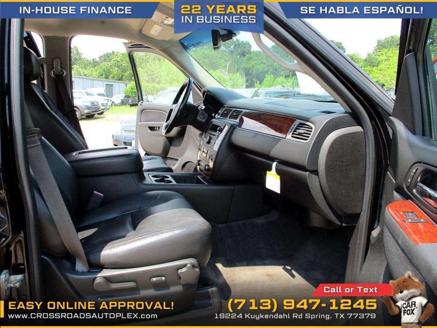 2014 BLACK /GRAY CHEVROLET SUBURBAN LT 1500 2WD (1GNSCJE0XER) with an 5.3L V8 OHV 16V FFV engine, 6-SPEED AUTOMATIC transmission, located at 19224 Kuykendahl Rd, Spring, TX, 77379, (713) 947-1245, 30.049259, -95.491402 - CALL US AT 713.947.1245 TO HEAR OUR FINANCE OPTIONS, WE IN HOUSE FINANCE - Photo#12