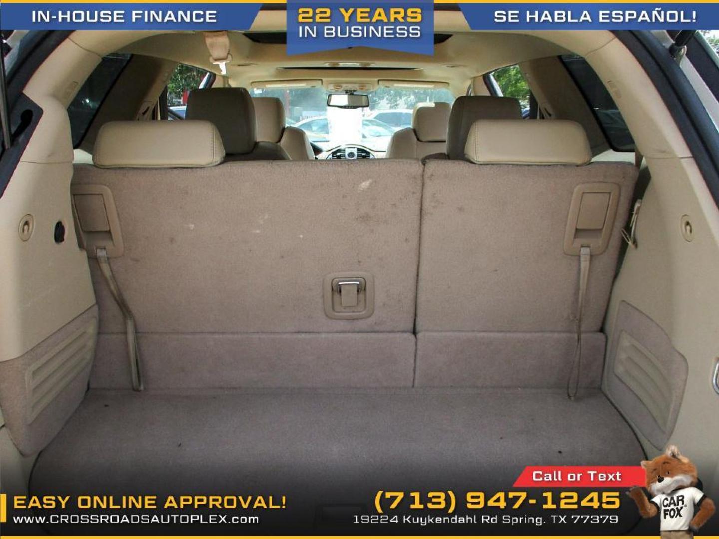 2012 BEIGE /TAN BUICK ENCLAVE Leather FWD (5GAKRCED9CJ) with an 3.6L V6 DOHC 24V engine, 6-SPEED AUTOMATIC OVERDRIVE transmission, located at 19224 Kuykendahl Rd, Spring, TX, 77379, (713) 947-1245, 30.049259, -95.491402 - WE IN HOUSE FINANCE, CALL US AT 713-947-1245 - Photo#8