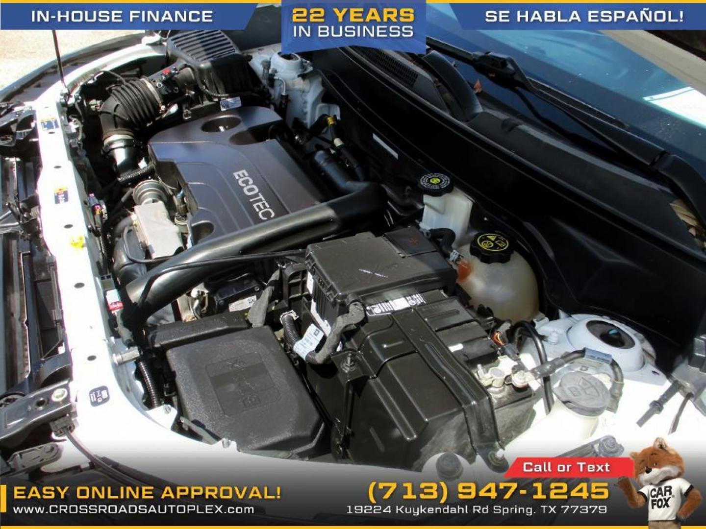 2018 WHITE /BLACK CHEVROLET EQUINOX LT 2WD (2GNAXJEV7J6) with an 1.5L L4 DIR DOHC 16V TURBO engine, 6-SPEED AUTOMATIC transmission, located at 19224 Kuykendahl Rd, Spring, TX, 77379, (713) 947-1245, 30.049259, -95.491402 - WE IN HOUSE FINANCE, CALL US AT 713.947.1245 - Photo#14