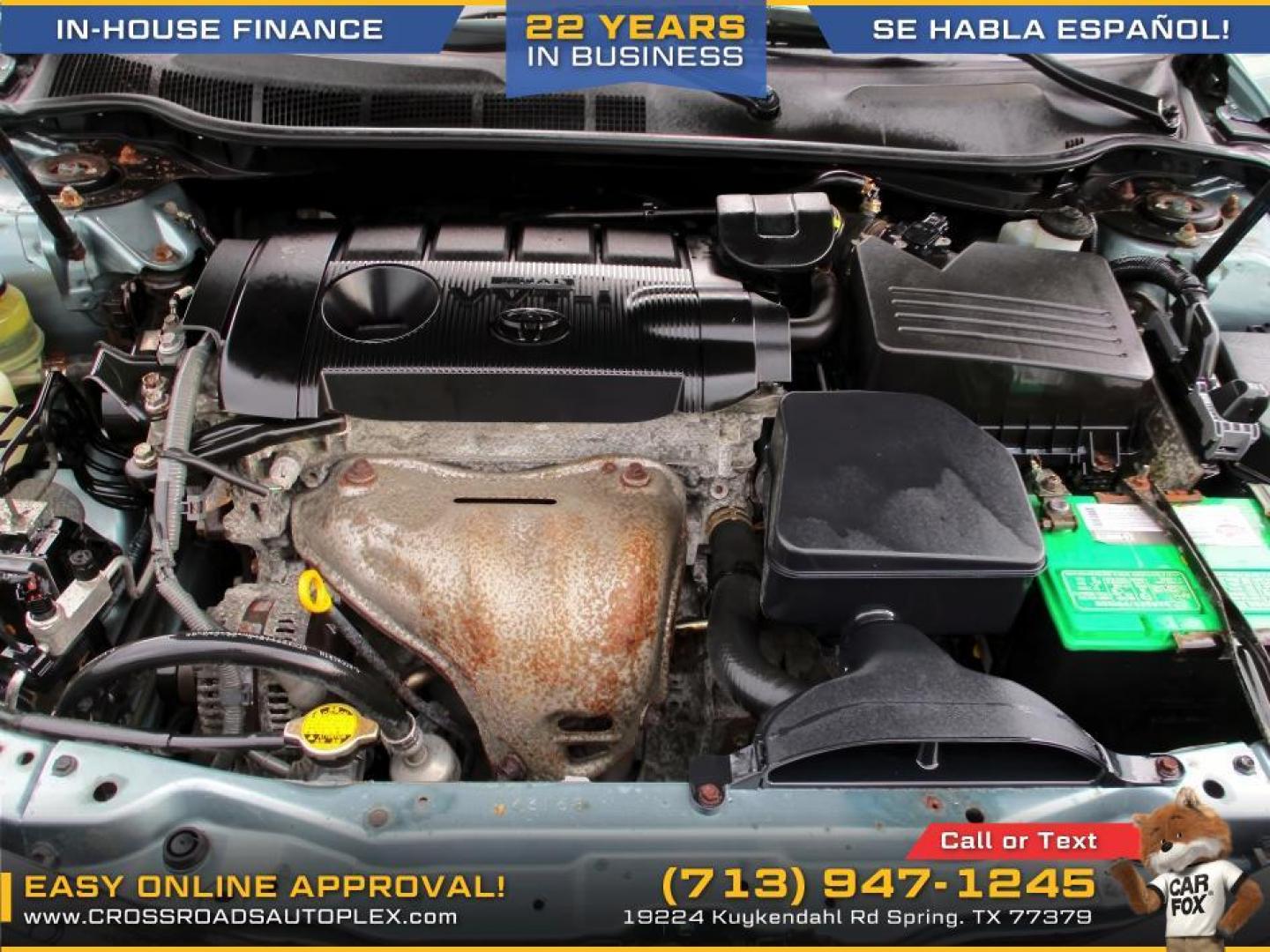 2011 GREEN /TAN TOYOTA CAMRY SE 6-Spd MT (4T1BF3EK6BU) with an 2.5L L4 DOHC 16V engine, 6-SPEED MANUAL transmission, located at 19224 Kuykendahl Rd, Spring, TX, 77379, (713) 947-1245, 30.049259, -95.491402 - Come check us out today! Crossroads Autoplex is a family run dealership that has strived on the same street since 1999! We are here to offer you quality vehicles at a very reasonable price. Here at Crossroads we understand that not everyone has perfect credit and things in life can happen. We offer - Photo#16