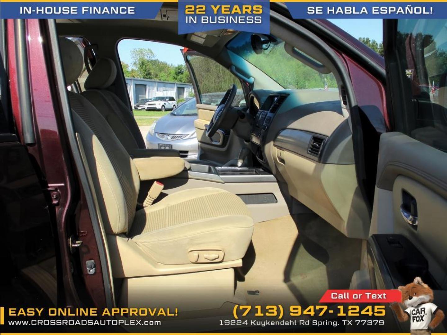 2015 RED /TAN NISSAN ARMADA SL 2WD (5N1BA0ND5FN) with an 5.6L V8 DOHC 32V FFV engine, 5-SPEED AUTOMATIC transmission, located at 19224 Kuykendahl Rd, Spring, TX, 77379, (713) 947-1245, 30.049259, -95.491402 - Photo#13