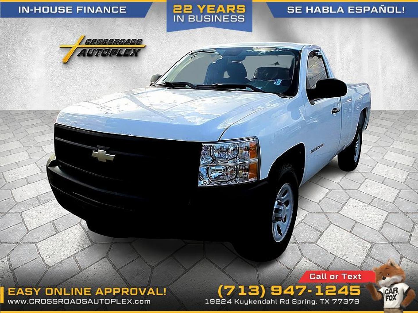2013 WHITE /GRAY CHEVROLET SILVERADO 1500 Work Truck 2WD (1GCNCPEXXDZ) with an 4.3L V6 OHV 12V engine, 4-SPEED AUTOMATIC OR 6-SPEED AUTOMATIC transmission, located at 19224 Kuykendahl Rd, Spring, TX, 77379, (713) 947-1245, 30.049259, -95.491402 - Photo#1